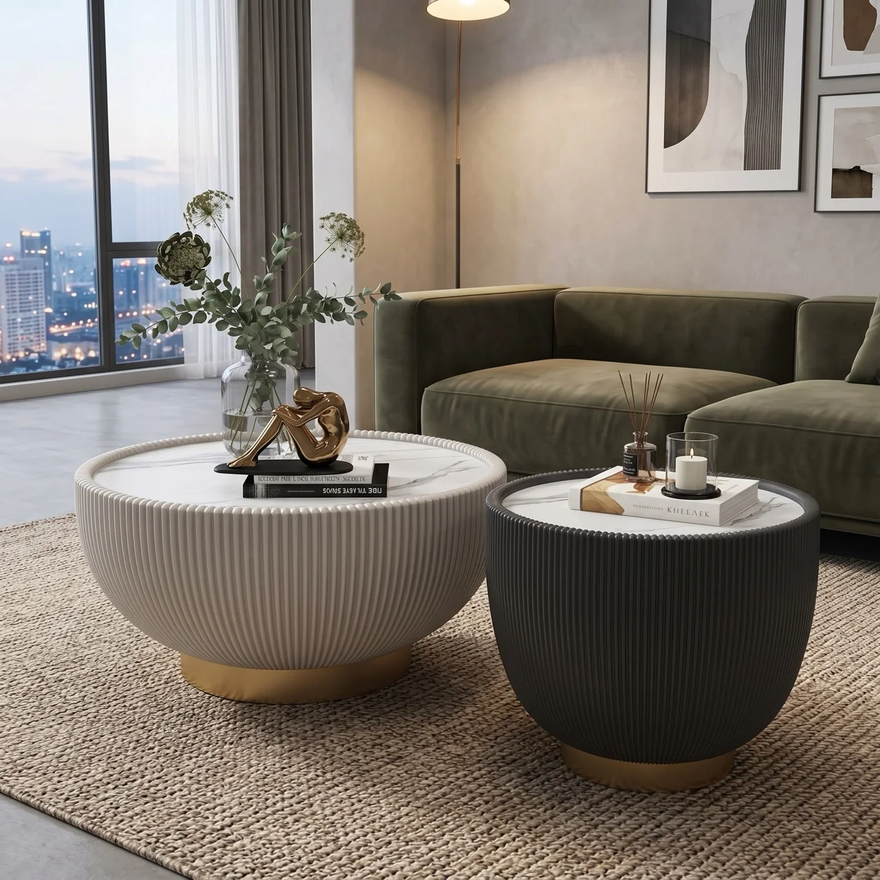 Bàn Trà Đôi Hiện Đại Koen QT02 1