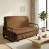 Giường ngủ đa năng Koen GZ02 phiên bản khung đen đệm vải 2