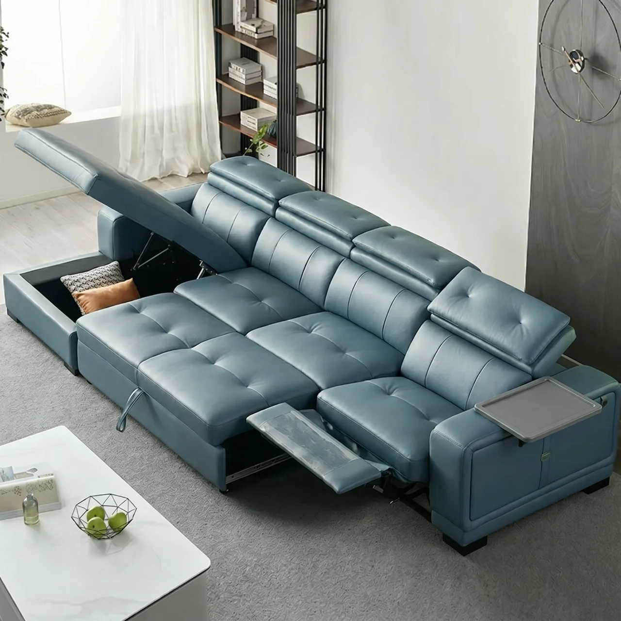 Sofa kéo thành giường có ghế nằm Smart Koen A03T 4