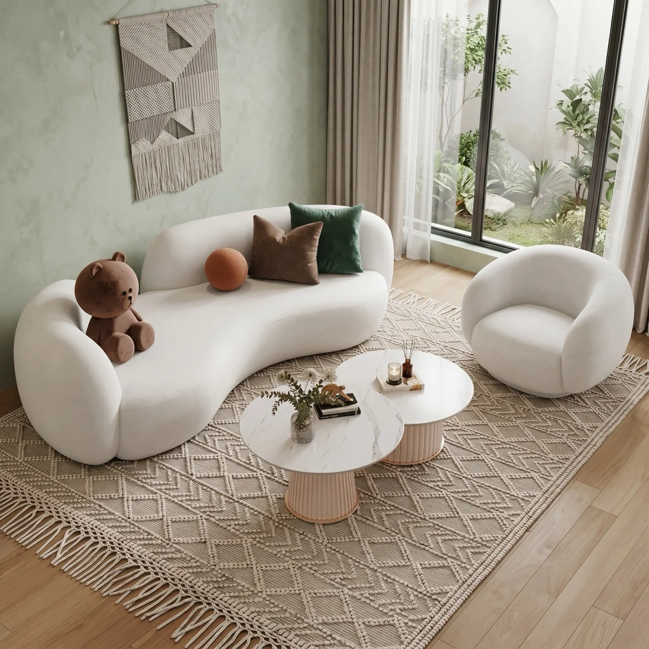 Sofa Lông Cừu Hiện Đại Koen AP04 4