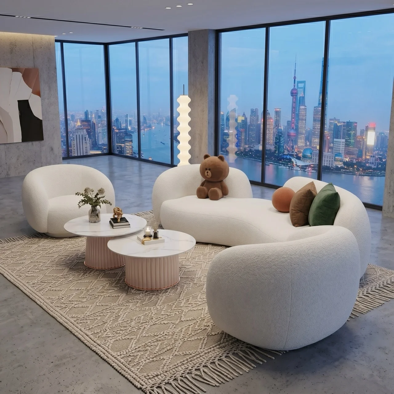 Sofa Lông Cừu Hiện Đại Koen AP04 6