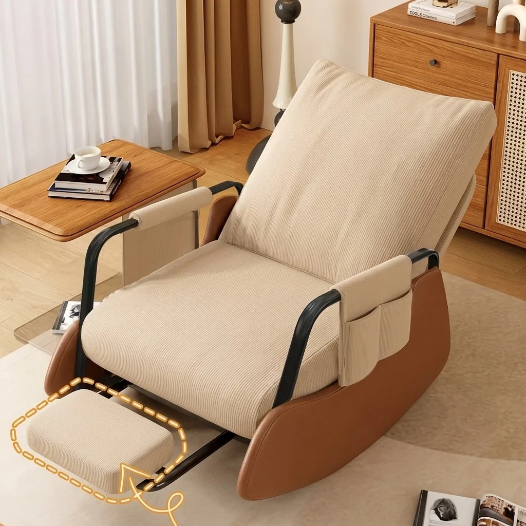 Sofa nằm tựa bập bênh Koen Royal be