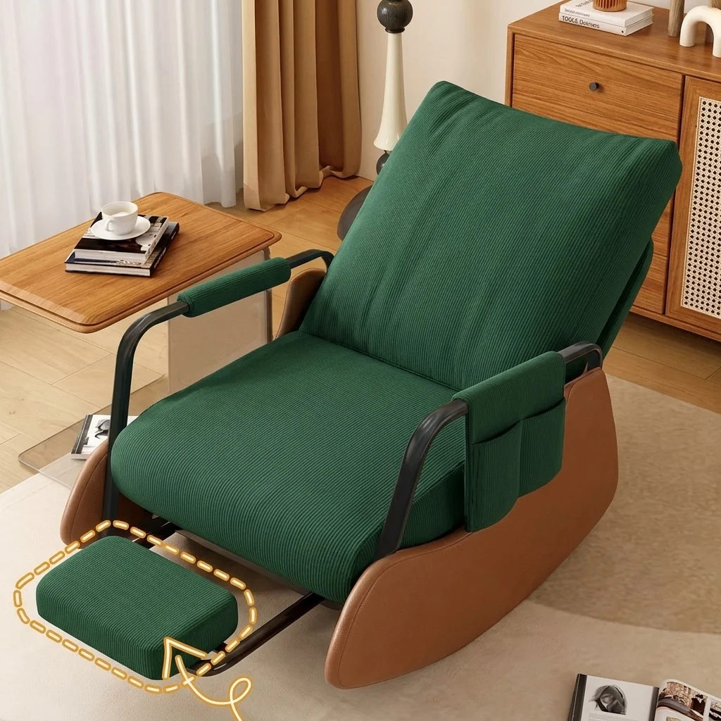 Sofa nằm tựa bập bênh Koen Royal xanh lá